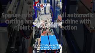 Sponge rubber O ring full automatic cutting and splicing machine with joint quality inspection
