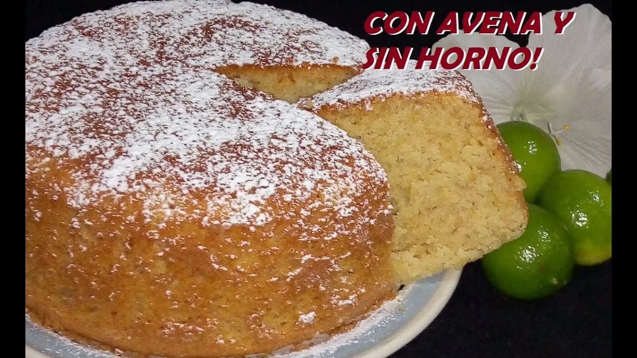 BIZCOCHO LIMON Y YOGURT CON AVENA EN SARTÉN