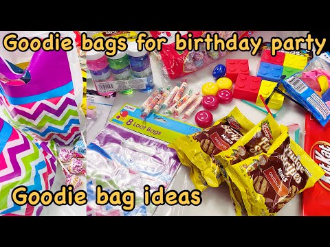 Birthday goodie bags, party favors ideas, cheap & affordable