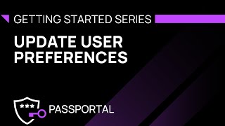 Update User Preferences