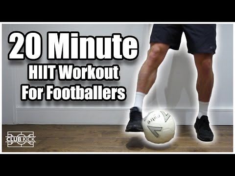 20 Minute HIIT Workout For Footballers | Get Match Fit For Football/Soccer During Lockdown