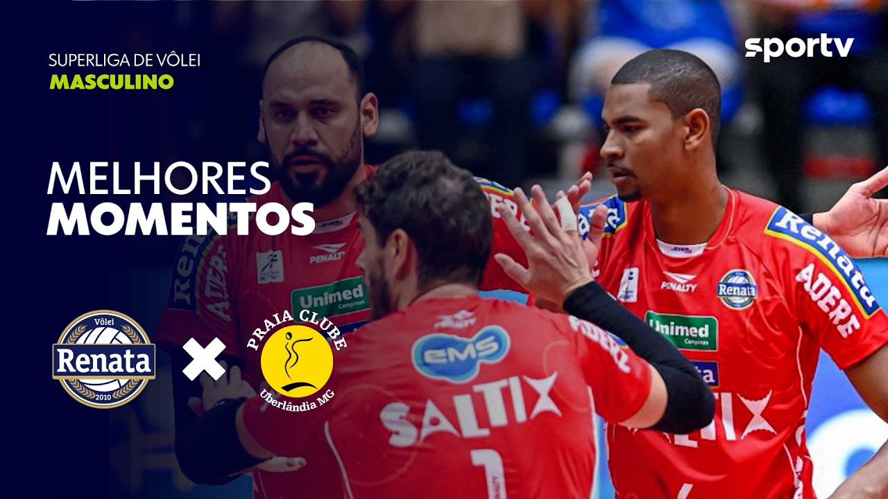 CAMPINAS 3 X 1 PRAIA CLUBE | MELHORES MOMENTOS | SUPERLIGA MASCULINA DE VÔLEI 2025/26 | sportv