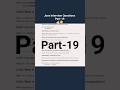 #Java #CoreJava #Interview #JavaInterview #LearnJava #PlacementPrep  #30DayChallenge