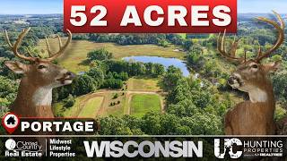 52-Acre Wisconsin Trophy Whitetail Property | 180-Class Bucks, Home & Food Plots