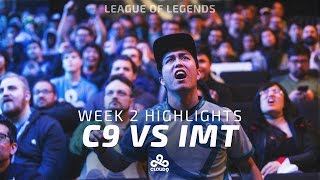 Cloud9 LoL - LCS Week 2 | Cloud9 vs Immortals Highlights (2017)