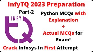 infytq 2023 preparation | infytq python mcq | Part-2