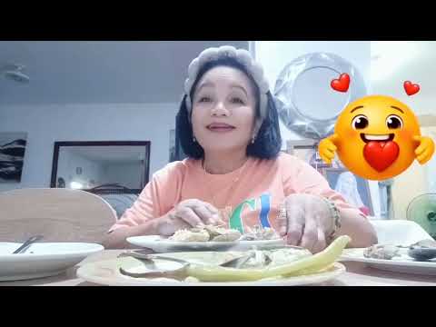 Brunch ang ulam ko ay sapsap na isda na kinamatisan #mukbang