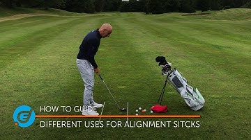 10 NIEUWE toepassingen en oefeningen voor golf alignment sticks (plus de meest voor de hand ligge...