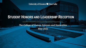 Welcome Video--2021 College of Human Sciences and Humanities Student Honors and Leadership Reception