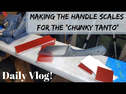 Making Knife Handle Scales, Knife Making