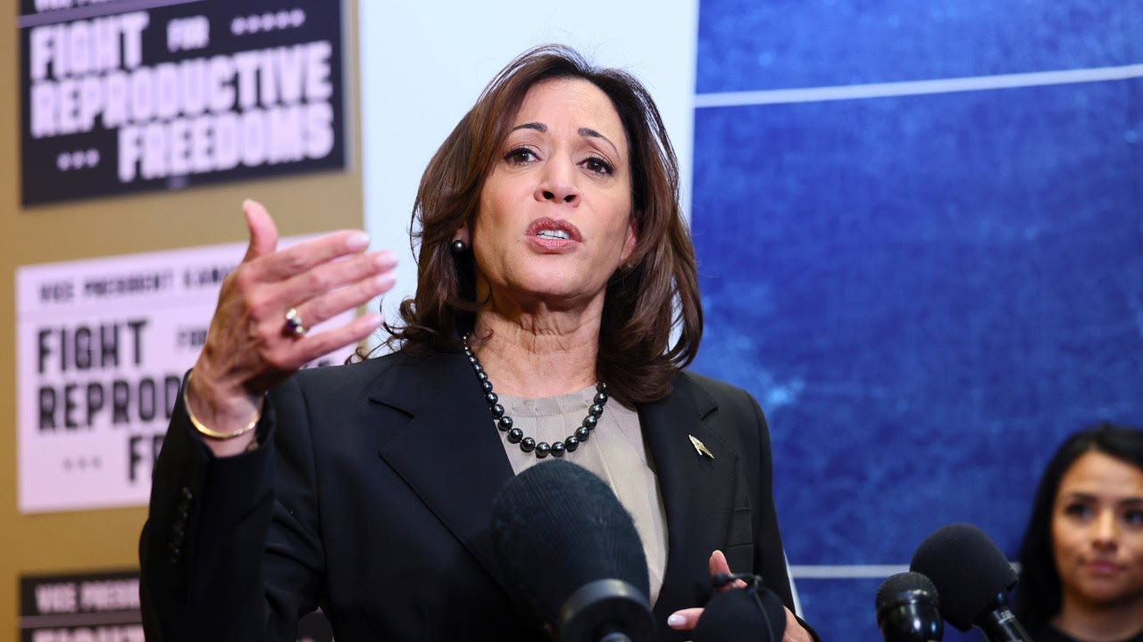 Harris becomes first VP to visit Planned Parenthood - YouTube