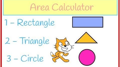 Scratch Beginner Tutorial | Scratch Area Calculator | Scratch Easy Beginner