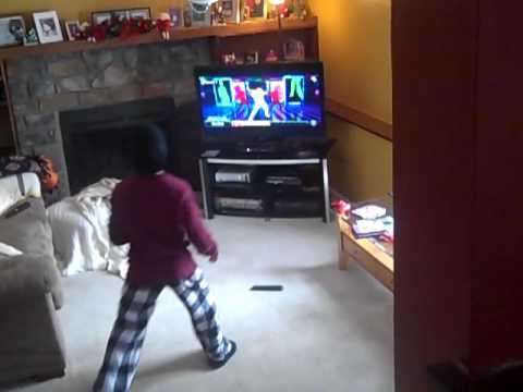 Kinect zumba with derek