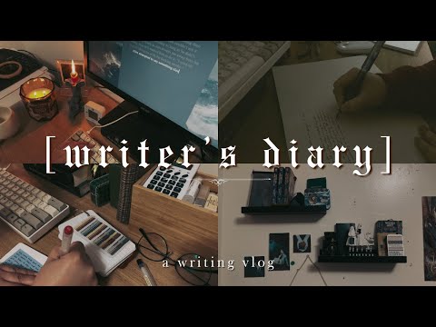 [writer's diary] let's start over 🪐 writing, crochet, & living // a writing vlog
