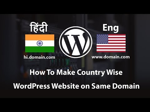 How To Make Country/Language Wise WordPress Website on Same Domain