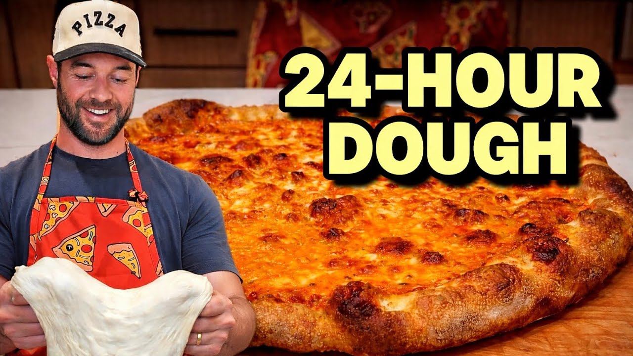 Тесто для пиццы, приготовленное за 24 часа