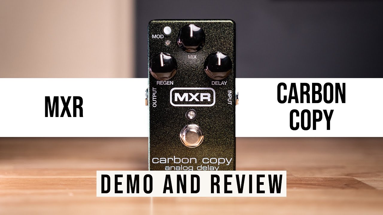 （トモッシュ）MXR carbon copy analog delay MXR® CARBON COPY® DELUXE ANALOG DELAY - Dunlop