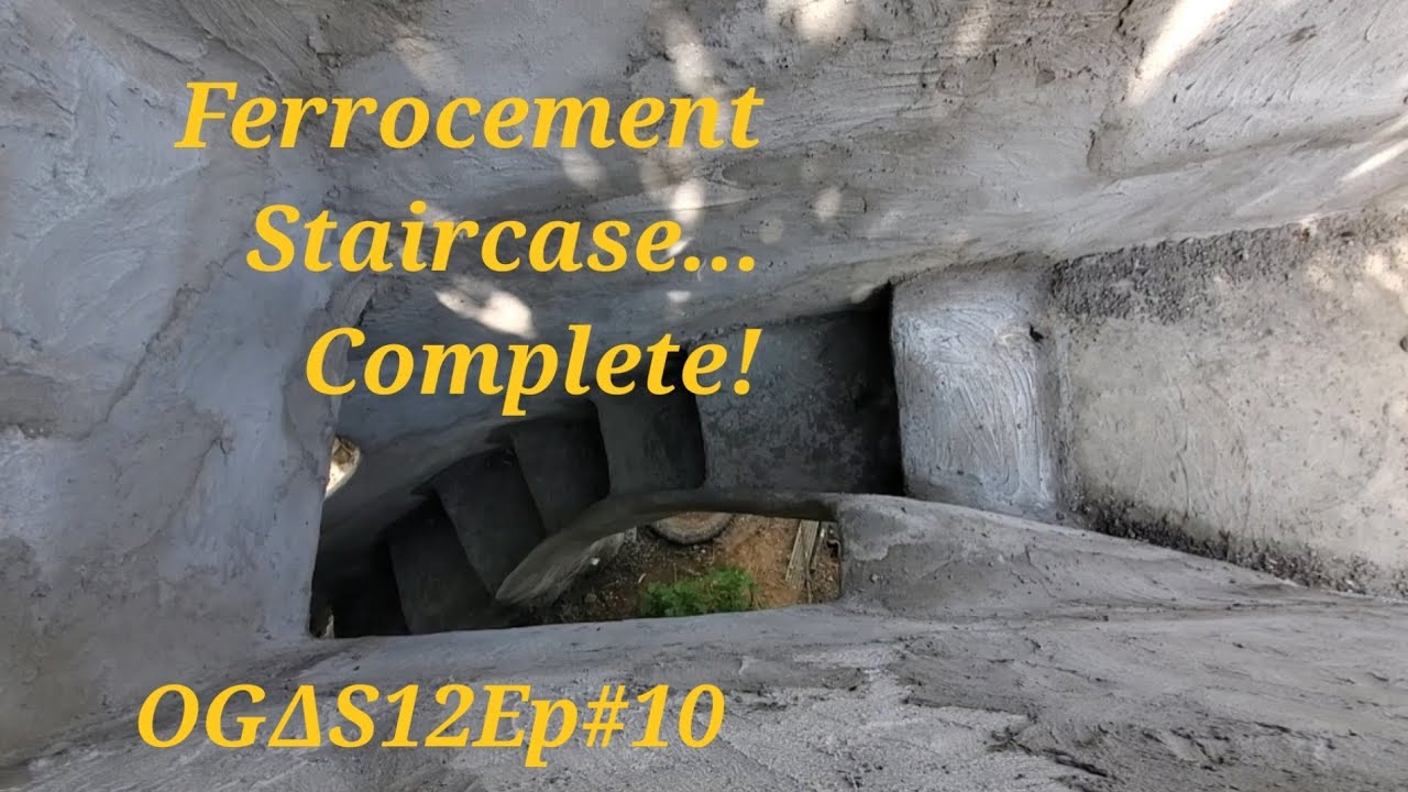Ferrocement Staircase + SECRET Tunnel Complete! OGΔS12Ep#10 - YouTube