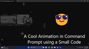 Creating A cool Animation On Command Prompt |Part 3|Be Happy Ever Happy|#cmd #computertips #effects
