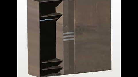 TopSolid V7 Gardolap Render Çalışması