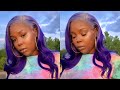 EASY WATER COLOR METHOD | TWO SHADES OF PURPLE IN MINUTES! | LuHair