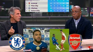 Chelsea vs Arsenal 1-1 Reece James Reacts To Caicedo's Red Card🤬 Ian Wright Crazy Reaction