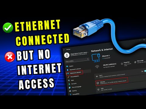FIX Ethernet Connected but No Internet Access in Windows 11/10 (Easy Guide)