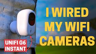 Wiring my G6 Instant Wifi cameras with the Unifi USB-C to PoE adapter