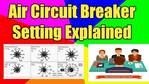 ACB Setting Explained | Air Circuit Breaker Setting details