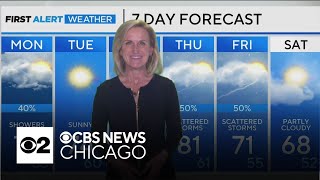 Heavy rain moves into Chicago area by CBS Chicago 1,966 views 10 hours ago 2 minutes, 51 seconds