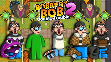 Robbery Bob 2 - All Costumes Funny Gameplay Part 240