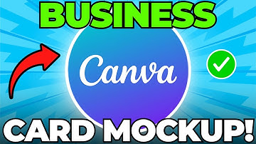 How to Make Business Card Mockup in Canva (Quick & Easy)