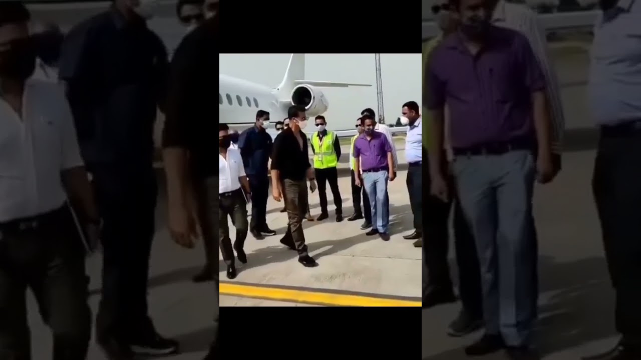 Akshay kumar ❤ private plane video with Ram Setu team 🔥