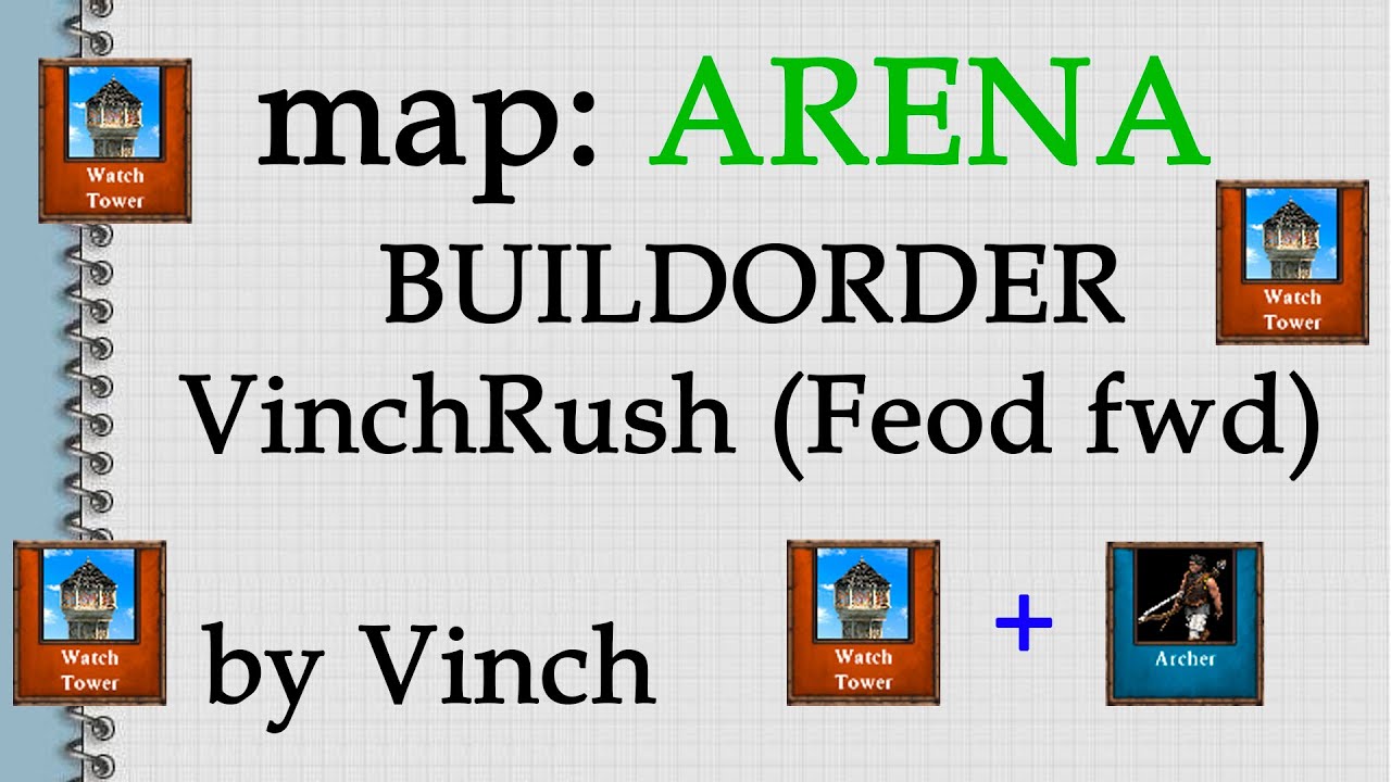 Arena Feodal Forward Build Order by Vinch (RUS) - YouTube