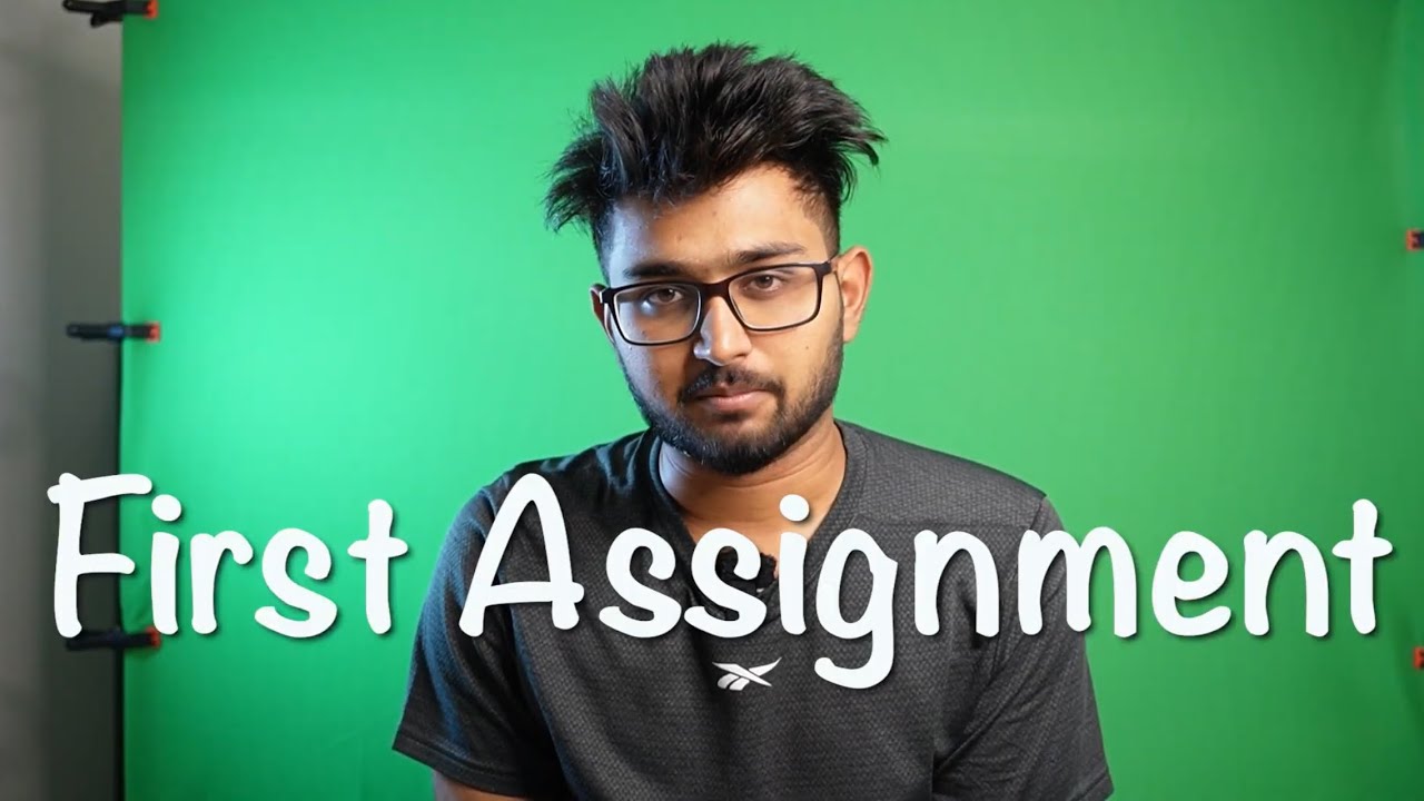 My first assignment of video editing course - YouTube