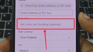 Apt, suite, unit, building Me Kya Dale | Apt, suite, unit, building ( optional ) Kya Hota Hai