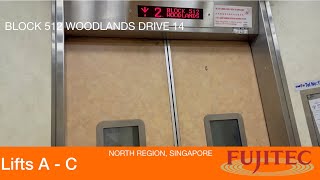 HDB Block 512 Woodlands || Fujitec Elevator