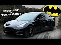 I BLACKED OUT MY 2020 TESLA MODEL 3! | Mod List + Total Cost Breakdown