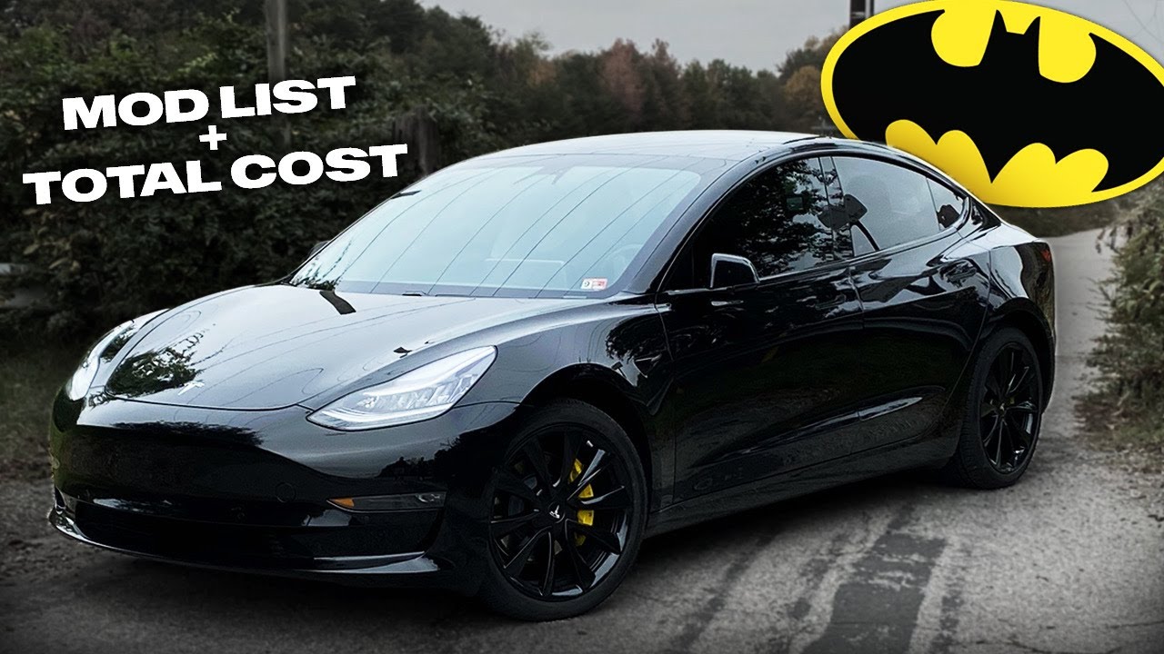 I Blacked Out My 2020 Tesla Model 3! | Mod List + Total Cost Breakdown -  Youtube