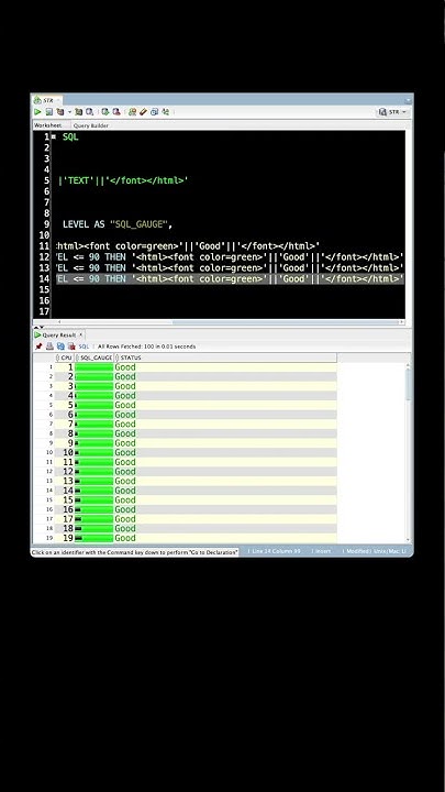SQL Developer Color(HTML) Gauge, Font SQL(SQL Developer 게이지, 폰트 색상 변경 ...