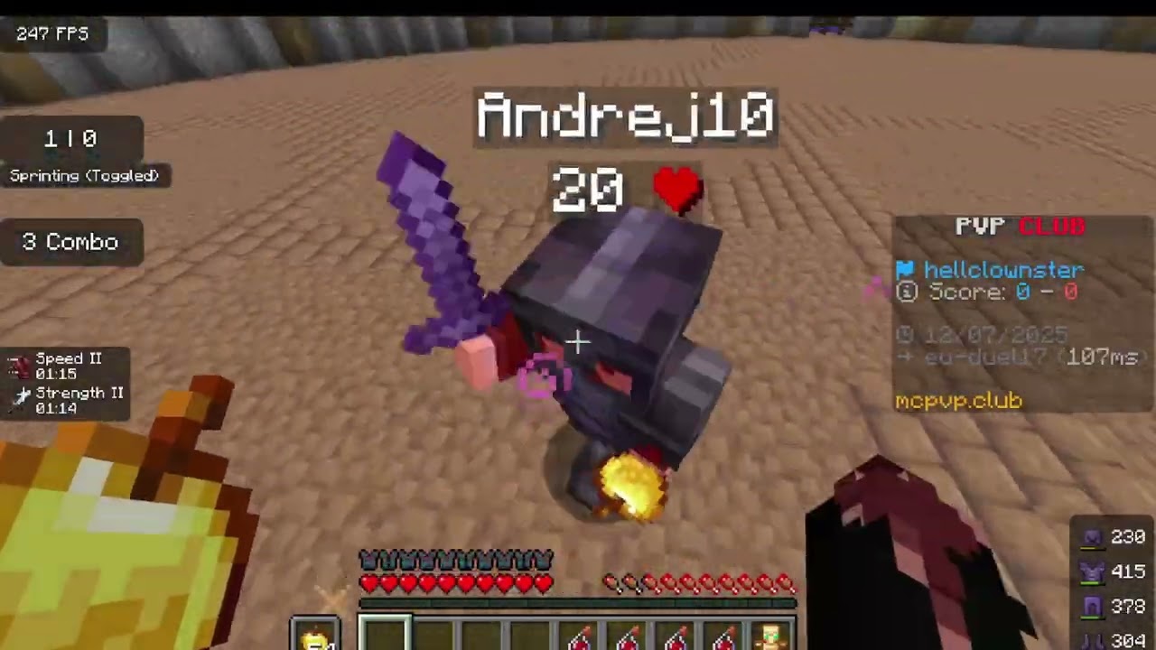 Neth Pot Player With Sword VS Neth Pot Player WITHOUT Sword