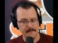 Psychopath tries to peel a banana @SteelToeMorningShow