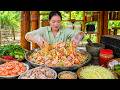 Recipe  Papaya Salad with Shrimp and Meat for Sale – Harvesting Papayas – Rural Life – Gardening