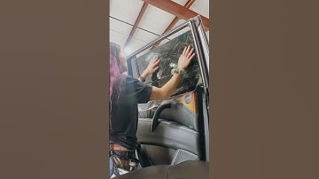 car window tinting #shorts #viral #tint #tintingwindows #glass #cars #diy #diycrafts #walmart