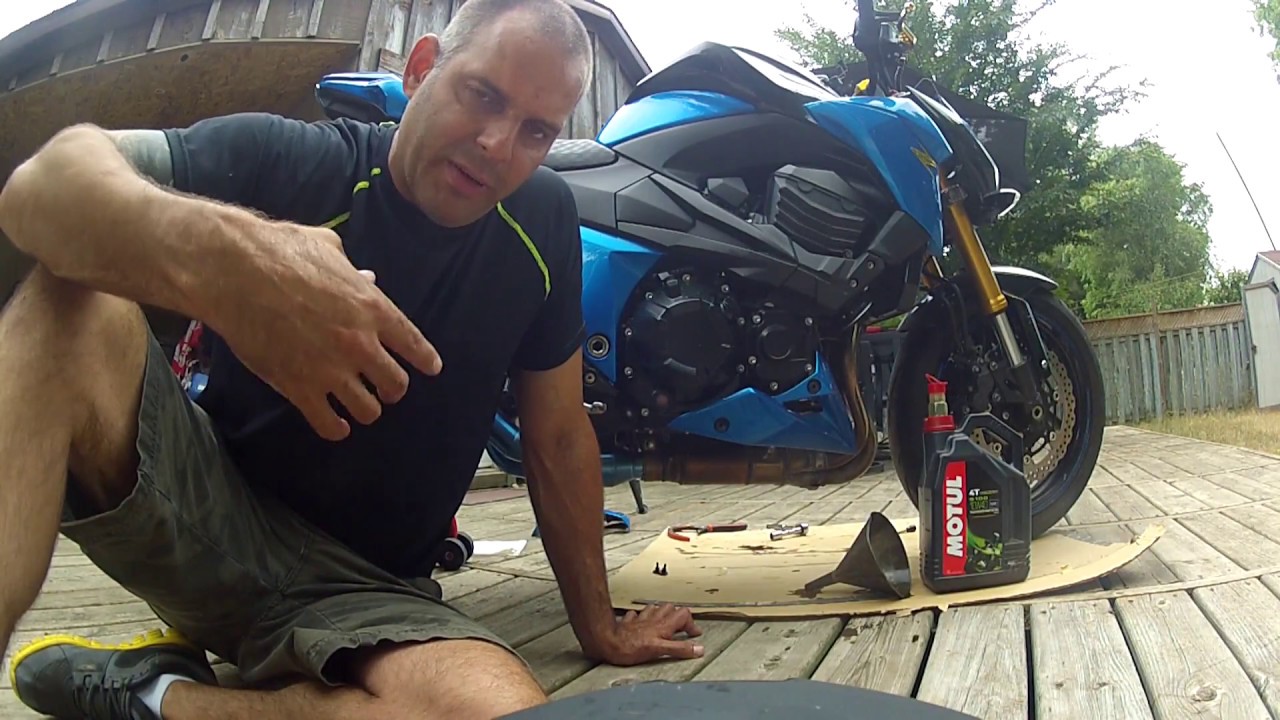 Z800 oil change YouTube