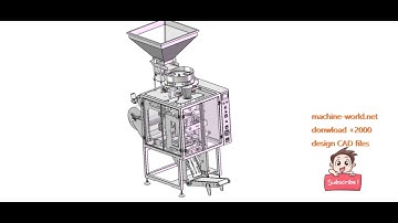 Product packaging machine-industrial 3D model : machine-world.net P313