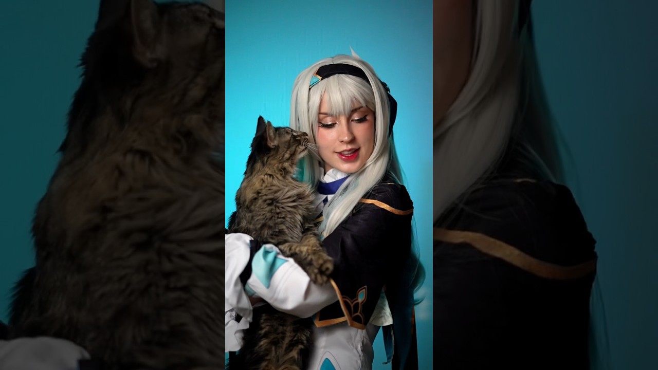 The cat version with Bart ❤️🐈‍⬛ #honkaistarrail #firefly #honkaistarrailcosplay #cosplay