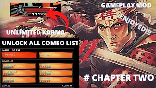Samurai Vengeance Chapter two : Unlock all Combo list