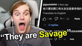 Quinn Reacts To Chinese Comments Roasting Him