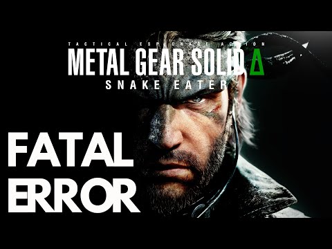 Metal Gear Solid Δ: Snake Eater (PC) — Solución “Fatal Error” y
